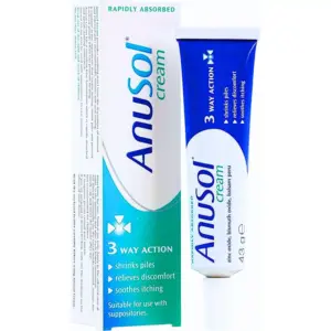 Anusol Haemorrhoids Piles Treatment Cream 43g - Image 2