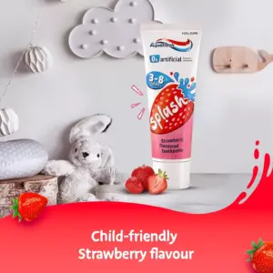 Aquafresh Kids Toothpaste Strawberry 50ml - Image 5