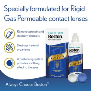 Bausch & Lomb Boston Simplus 120ml - Image 2