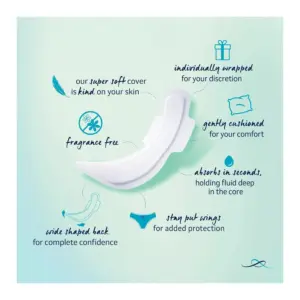 Bodyform Fressness & Protection Ultra Long Wing 8 pads - Image 2