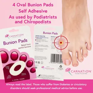 Carnation Bunion Pads - 4 Pads - Image 3