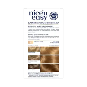 Clairol Nice'n Easy Hair Dye, 8G Medium Honey Blonde - Image 2