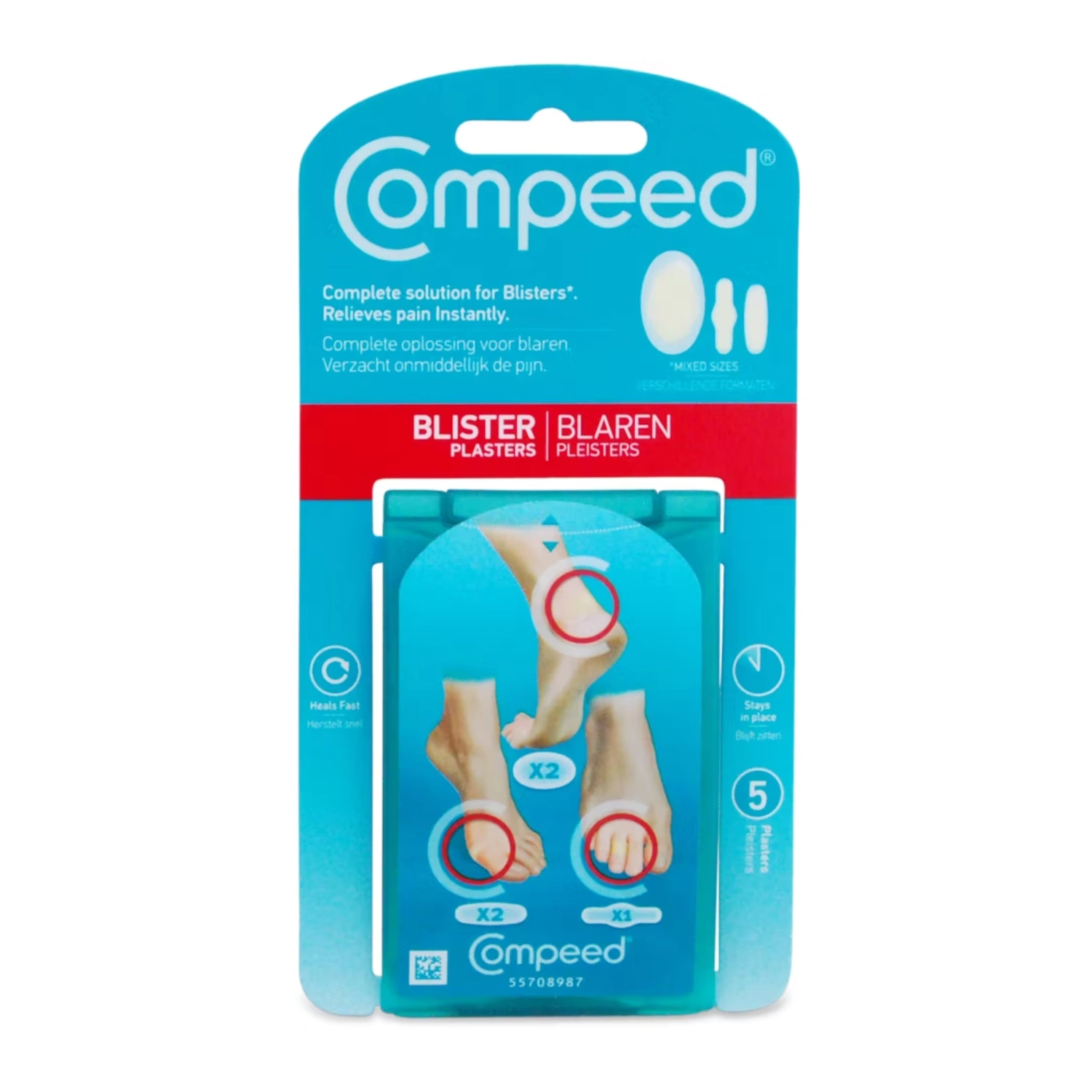 Compeed mixed size blister 5 plasters