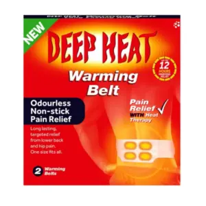 Deep Heat Warming Belt Long Lasing Pain Relief 2 Belt