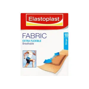 Elastoplast Fabric Extra Flexible Breathable Plasters, 10s