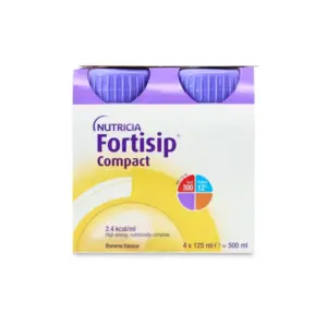 Ensure Compact Banana 4 x 125ml