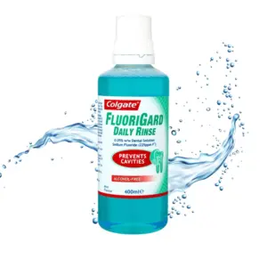 Colgate Fluorigard Daily Rinse Mint Flavoured Mouthwash 400ml - Image 2
