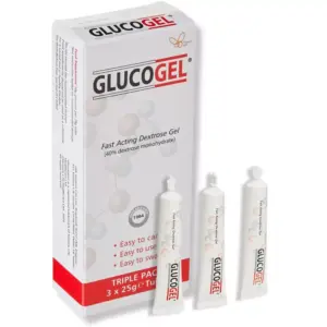 GlucoGel Fast-Acting Glucose Energy Gel Original Tubes 3X25g - Image 3