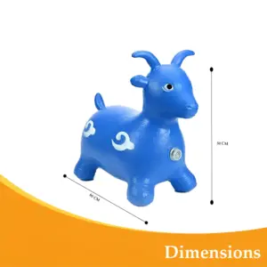 Kemket Goat Inflatable Bouncy Animals Hopper for GirlsBoys Birthday Gift - Image 7