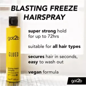 Got2b Glued Hairspray Blasting Freeze Hold 300ml - Image 6