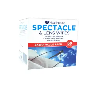 Healthpoint Spectacle and Lens Cleaning Wipes 50 Wipes