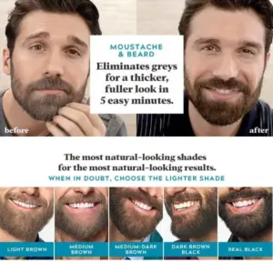 Just For Men Moustache & Beard Black Dye M-55 - Image 5