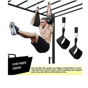 Kemket AB Abdominal Hanging Door Straps Weight Lifting Home Gym Fitness