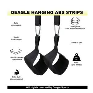 Kemket AB Abdominal Hanging Door Straps Weight Lifting Home Gym Fitness - Image 2