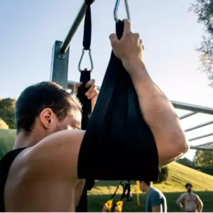 Kemket AB Abdominal Hanging Door Straps Weight Lifting Home Gym Fitness - Image 5