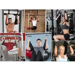 Kemket AB Abdominal Hanging Door Straps Weight Lifting Home Gym Fitness - Image 7