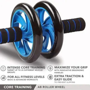 Kemket Ab Roller for Strength Training Equipment - Abs Sit Up Exercise Wheel - Image 3
