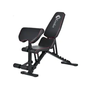 Kemket Adjustable Weight Bench for Full Body Workout, Foldable sit up Bench