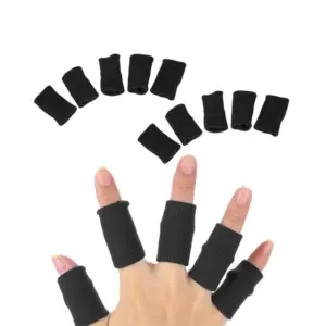 Kemket Finger Sleeves Protector for Sports and ache Relief-Pack of 10 - Image 2