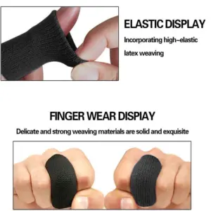 Kemket Finger Sleeves Protector for Sports and ache Relief-Pack of 10 - Image 4