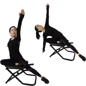Kemket Yoga Headstand Bench Exercise Inversion Stool PU Workbench Upside Down Chair - Image 3