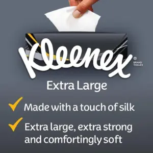 Kleenex Compact Box Extra Large 44 Tissues Pack of 2 - Image 4