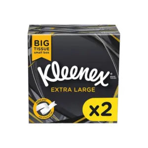 Kleenex Compact Box Extra Large 44 Tissues Pack of 2