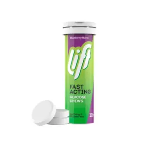 Lift Glucose Chewable Blueberry 10 Tablets - Image 2