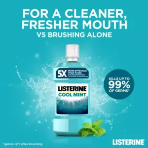Listerine Coolmint Mouthwash 250ml - Image 5