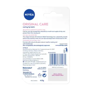 Nivea Lip Original Care 4.8g - Image 2
