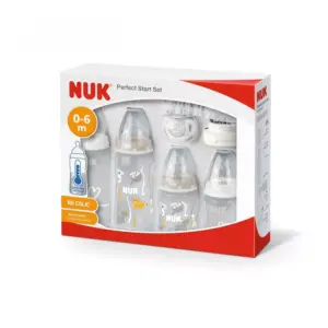 NUK Perfect Start First Choice+ Baby Bottles Set 0-6 Months