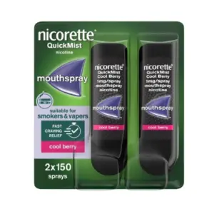 Nicorette QuickMist Cool Berry 1mg Spray Mouthspray