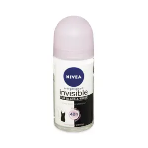 Nivea Invisible Black and White Clear Roll on Anti Perspirant Deodorant 50ml