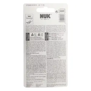 Nuk First Choice+ Anti-Colic Wide Neck Silicone Medium Feed Teat 0-6 Months - Image 2