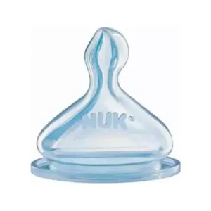Nuk First Choice+ Anti-Colic Wide Neck Silicone Medium Feed Teat 0-6 Months - Image 4