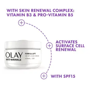 Olay Anti-Wrinkle Firm And Lift Day Cream SPF-15 50ml - Image 5