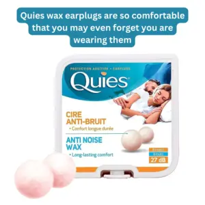Quies Wax Ear Plugs 8 Pairs - Image 2