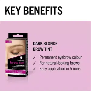 Schwarzkopf Brow Tint Eyebrow Dye Dark Blonde - Image 4