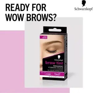 Schwarzkopf Brow Tint Eyebrow Dye Light Brown - Image 2