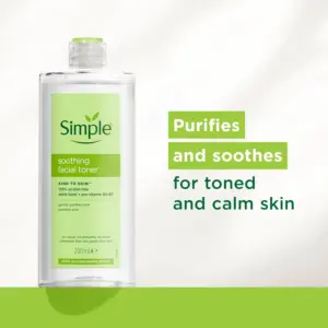 Simple Kind to Skin Soothing Facial Toner 200ml - Image 2