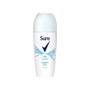 Sure Women Cotton Dry Antiperspirant Deodorant Roll On 50ml