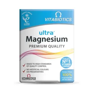 Vitabiotics Ultra Magnesium Supplement 375mg 60 Tablets