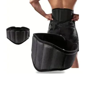 Weight Lifting Belt Gym Fitness Training Double Strength