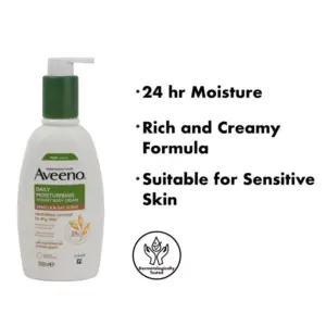 Aveeno Daily Moisturising Yogurt Body Cream 300ml - Image 4