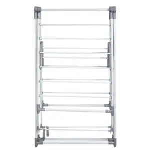 kemket 21-Rail Foldable Clothes Drying Rack with Adjustable Wings, Suitable for Indoor & Outdoor Use - Image 4