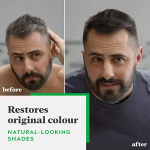 Just For Men Original Formula Real Black Hair Dye, H-55 Real Black - Image 3