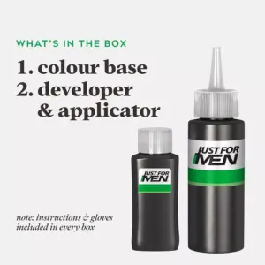 Just For Men Original Formula Real Black Hair Dye, H-55 Real Black - Image 4