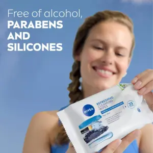 NIVEA 3-in-1 Refreshing Cleansing 25 Wipes - Image 5