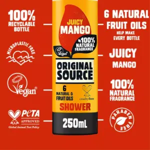 Original Source Mango Shower Gel 250ml - Image 4