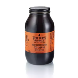 Potters Malt Extract and Cod Liver Oil with Butterscotch 650g - Image 3